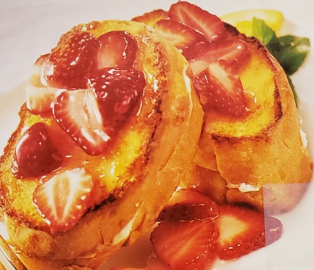 French Toast - Cream Cheese With Strawberries